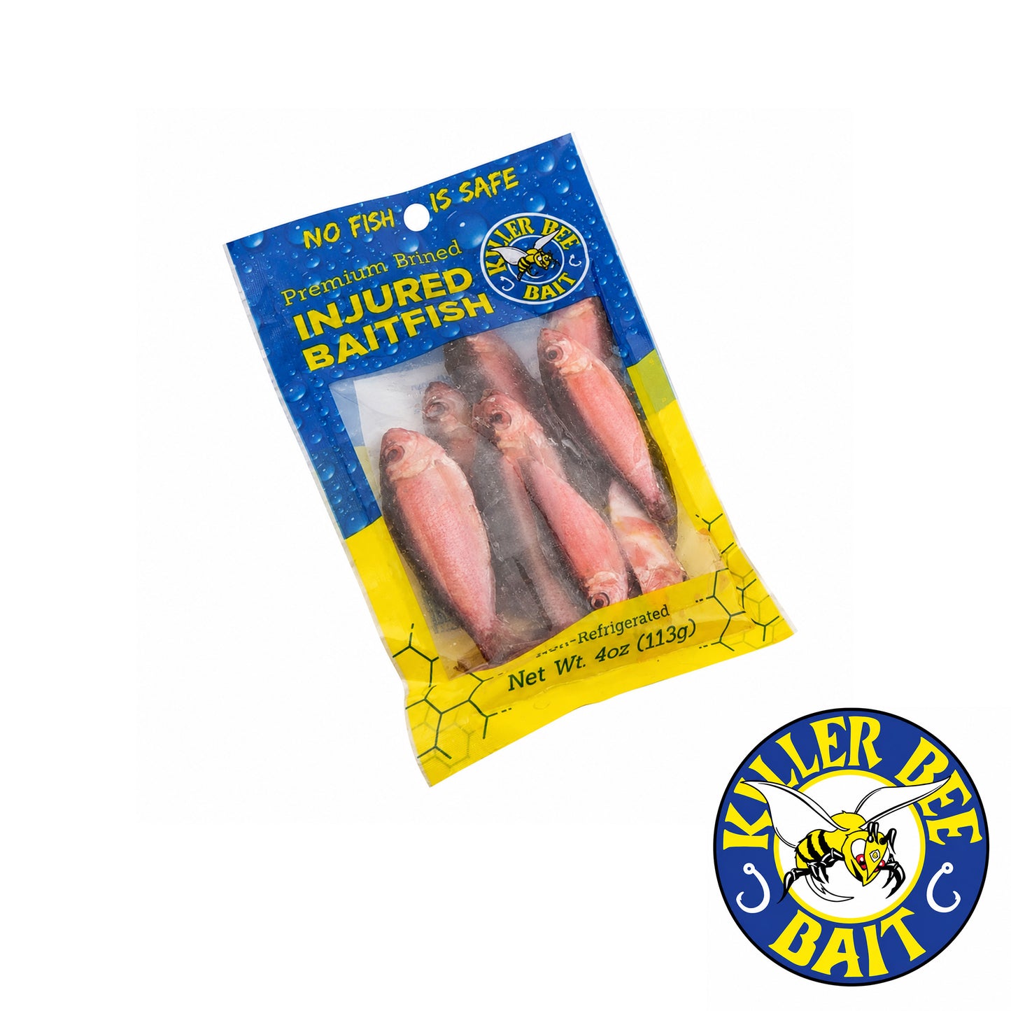 Killer Bee Injured Baitfish Red Lifelike Fishing Lure