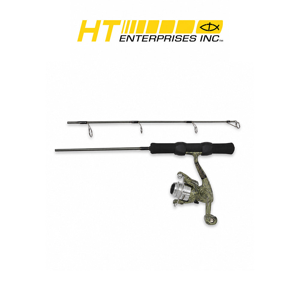 HT Fish Hunter 24" Ice Fishing Light Combo with Graphite Composite Rod