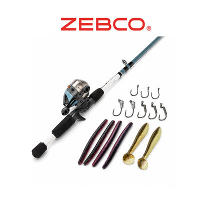 Zebco 33 Strike King Spincast Combo – 6’6” 2-Piece Medium Power