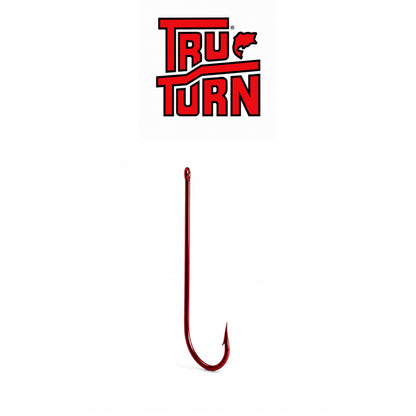 Tru Turn Ultra Sharp X-Long Panfish Cricket Hook Blood Red – Size 4, 6, 8