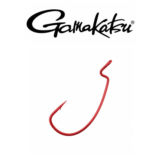 Gamakatsu Offset EWG Red Extra Wide Gap Fishing Hook