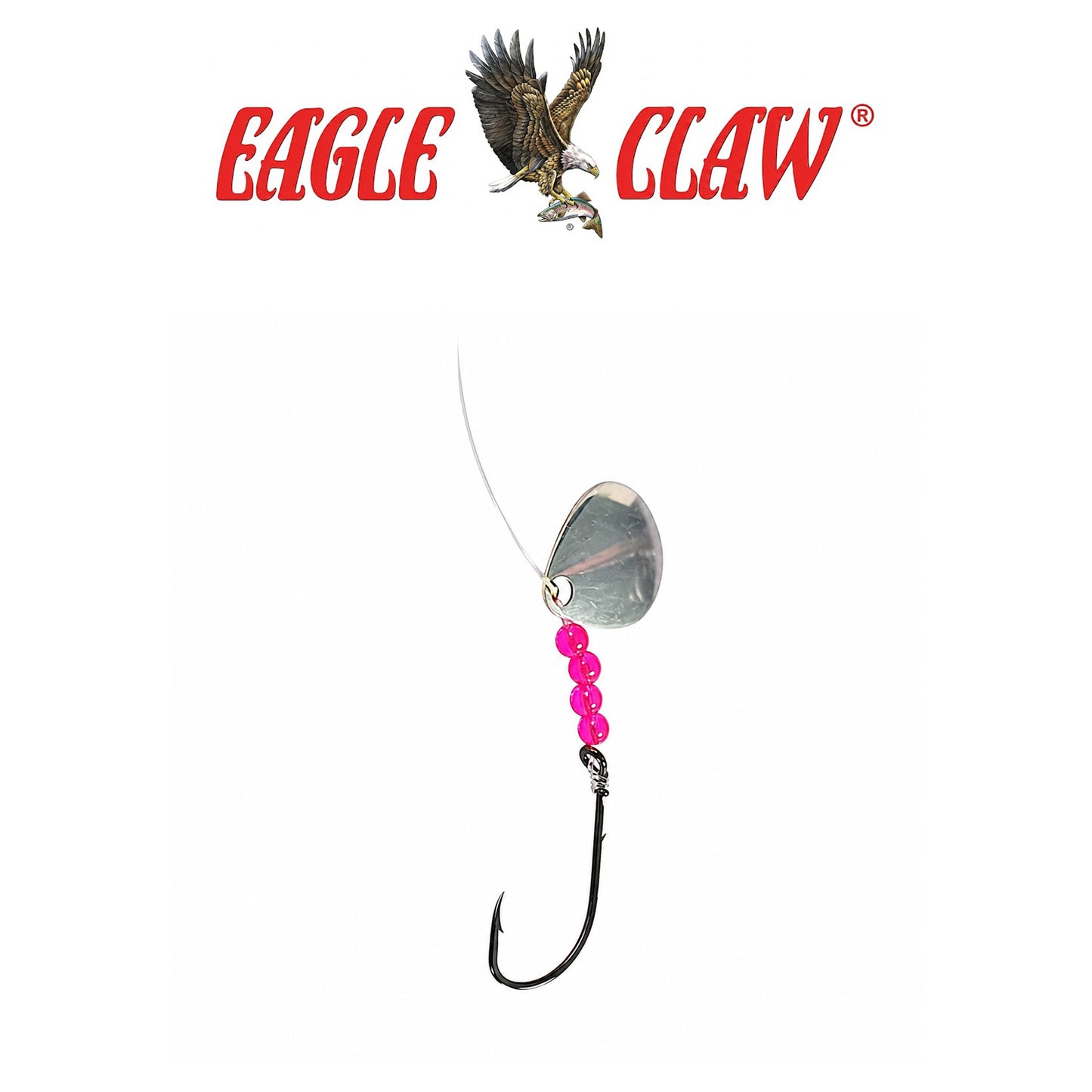 Eagle Claw 2-Way Nickel Spinner – Sizes 2, 4, 6, 8