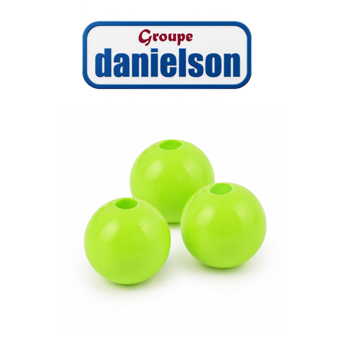 Danielson 4mm Round Beads – Chartreuse, 110 pk