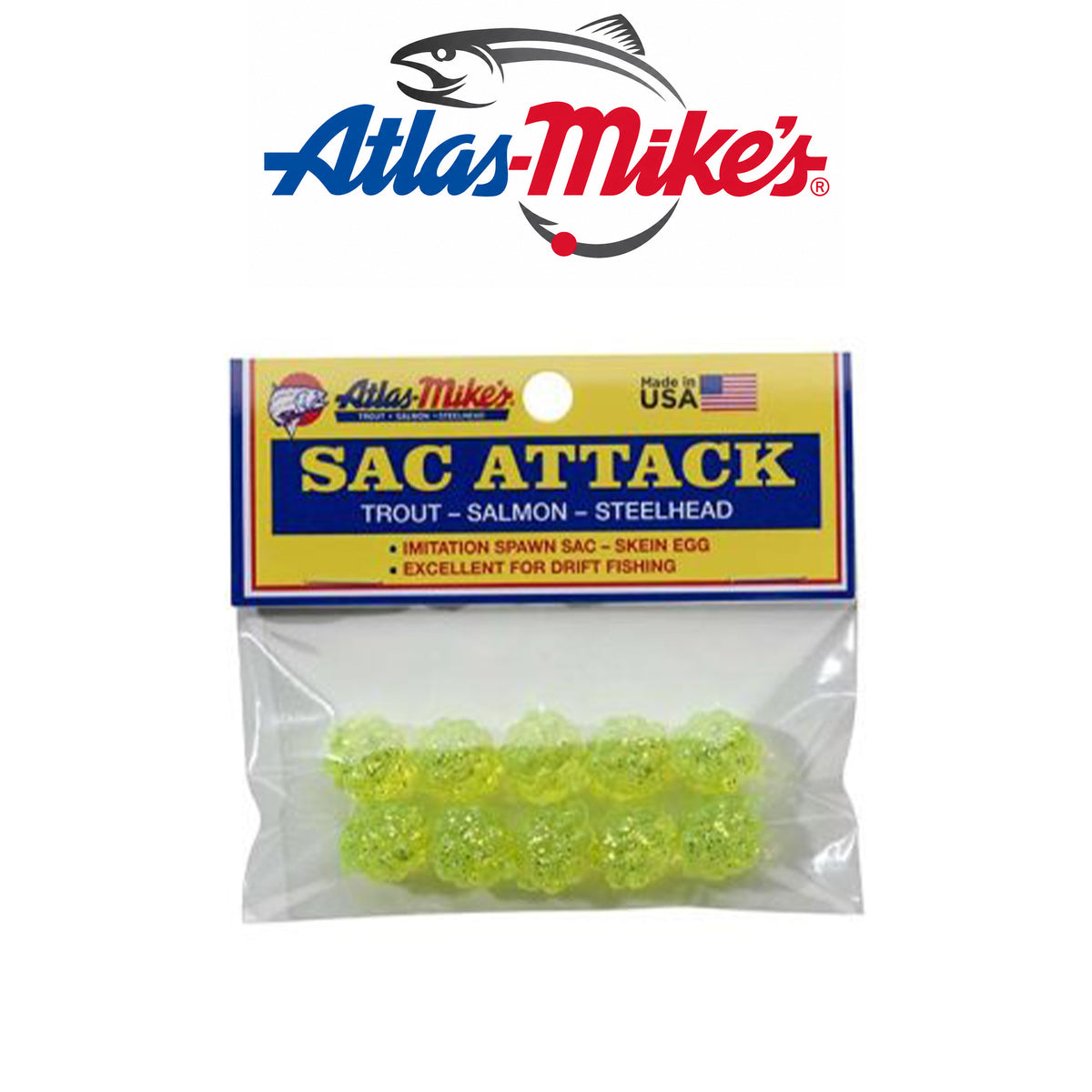 Atlas Mike’s Sac Attack Bait – 10 Per Bag