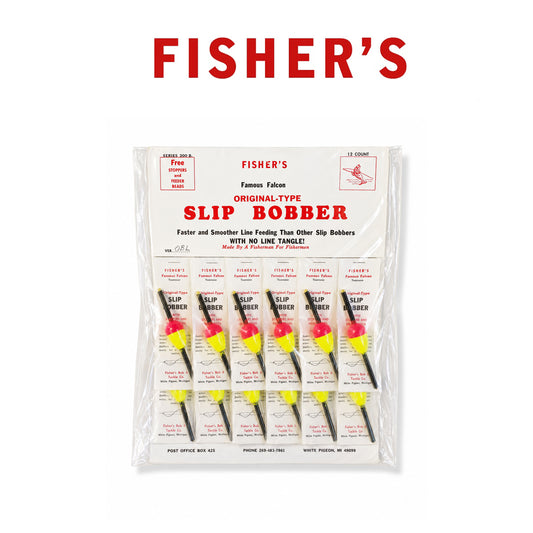 Fishers Vintage Slip Bobbers with Bobber Stoppers