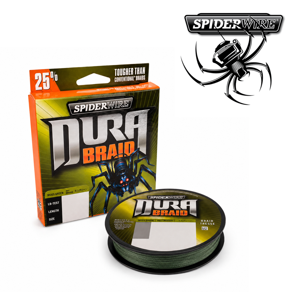 SpiderWire DuraBraid 150yd Braided Fishing Line