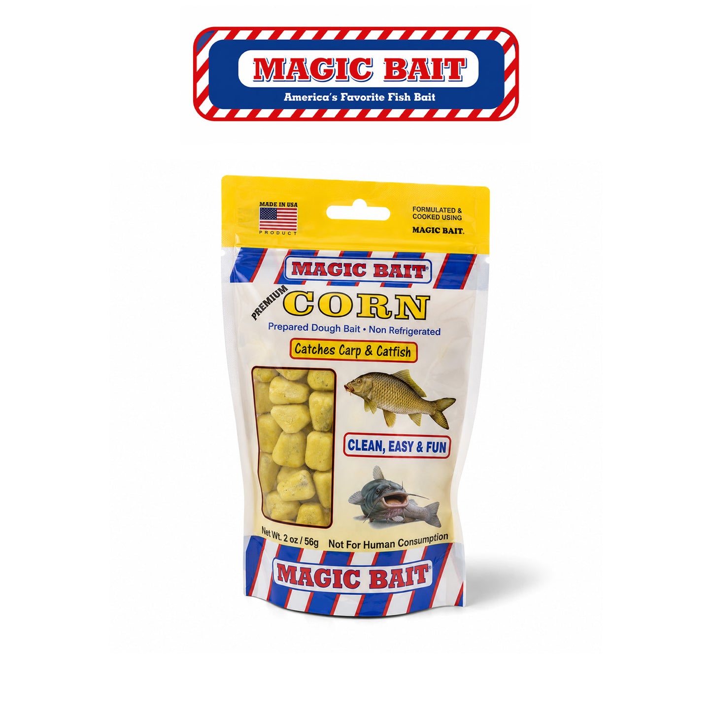 Magic Bait Premo Carp and Catfish Bait – Peppered Corn