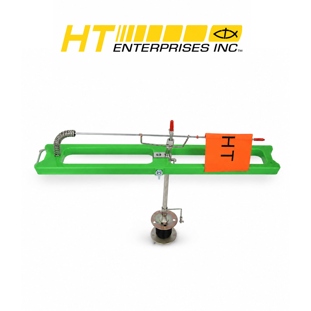 HT Hot Green Predator Ice Fishing Tip-Up