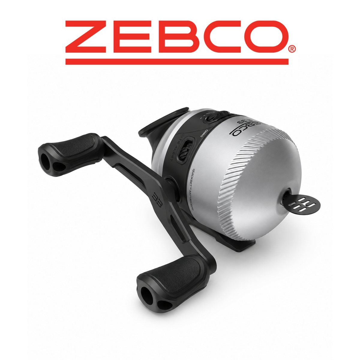 Zebco 33 Silver Spincast Fishing Reel – Box Version