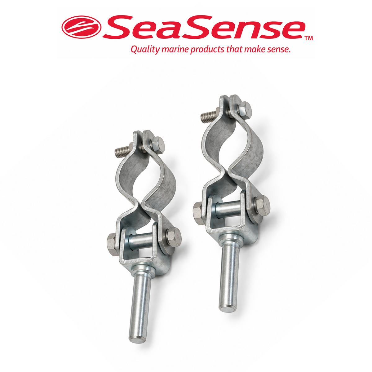 Clamp-On Oarlocks for Rowboats & Small Boats – Durable, Corrosion-Resistant Oar Holders (2 Pack)