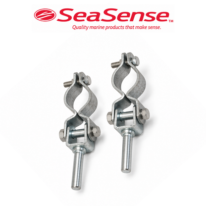 Clamp-On Oarlocks for Rowboats & Small Boats – Durable, Corrosion-Resistant Oar Holders (2 Pack)