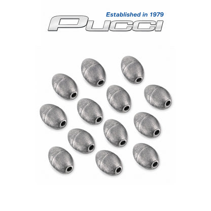 Pucci Egg Sinkers Fishing Weights 12 Pack