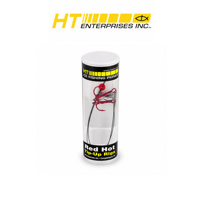 HT Hot Rigs #4 Blood Red Hooks - 2 Per Tube