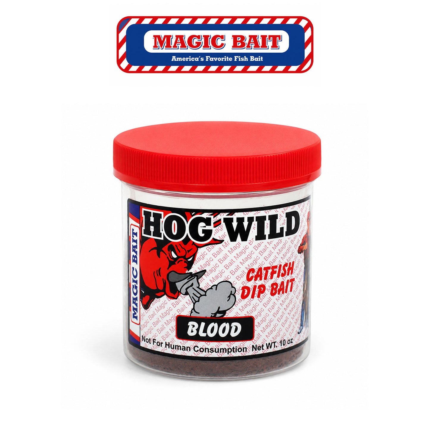 Magic Bait Hog Wild Blood Catfish Bait – Ready-to-Use Blood Scent Formula