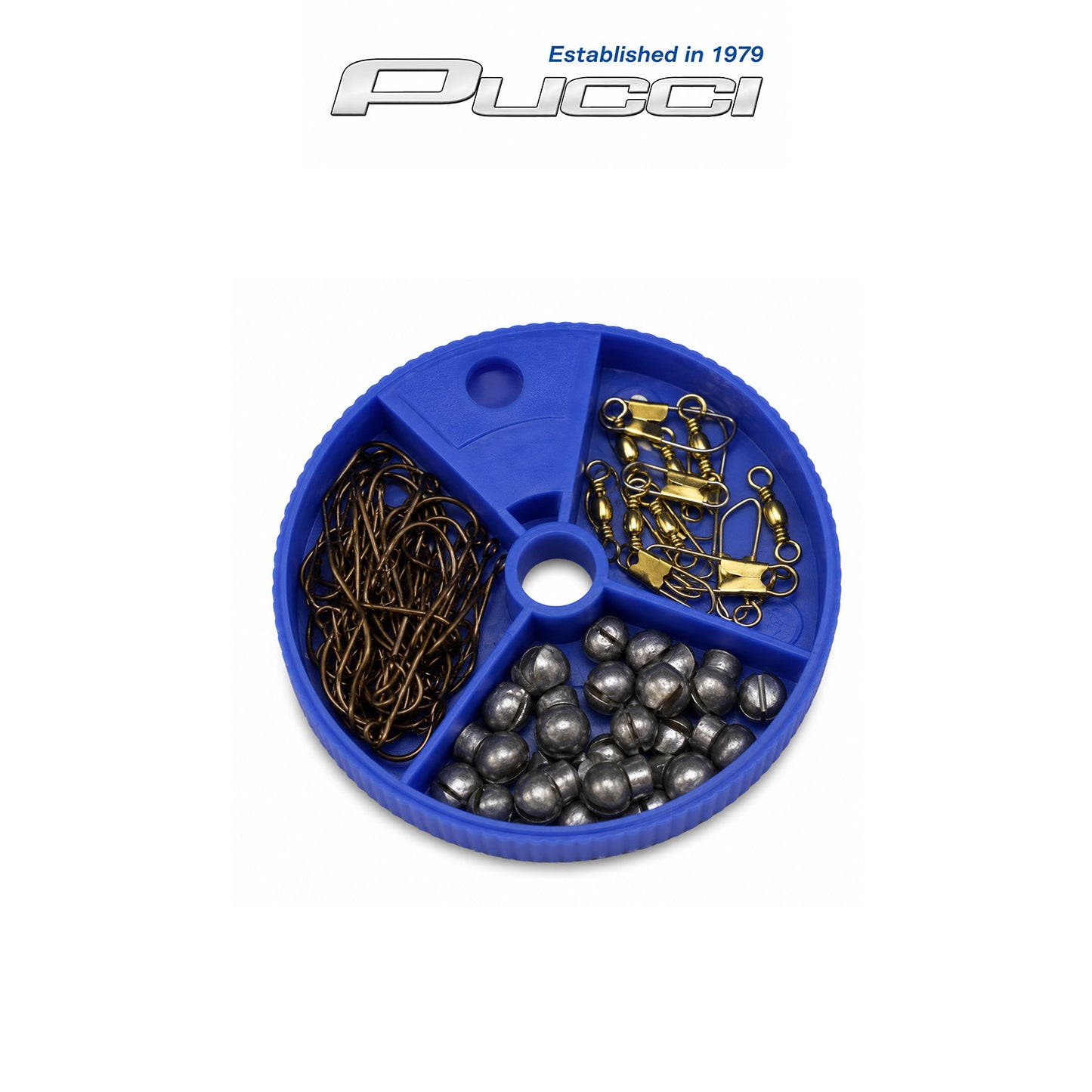 Baitholder Hook, Sinkers, Snaps Assortment Box HSSDB75