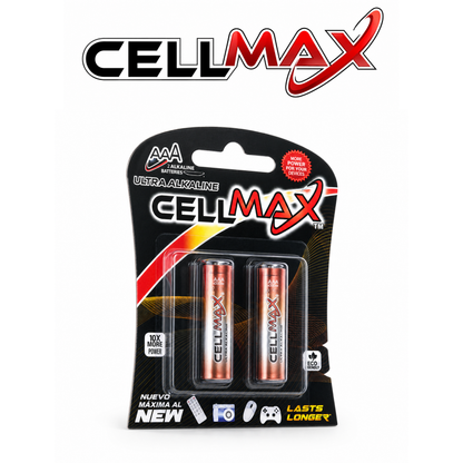CellMax AAA Alkaline Batteries 2-Pack Carded