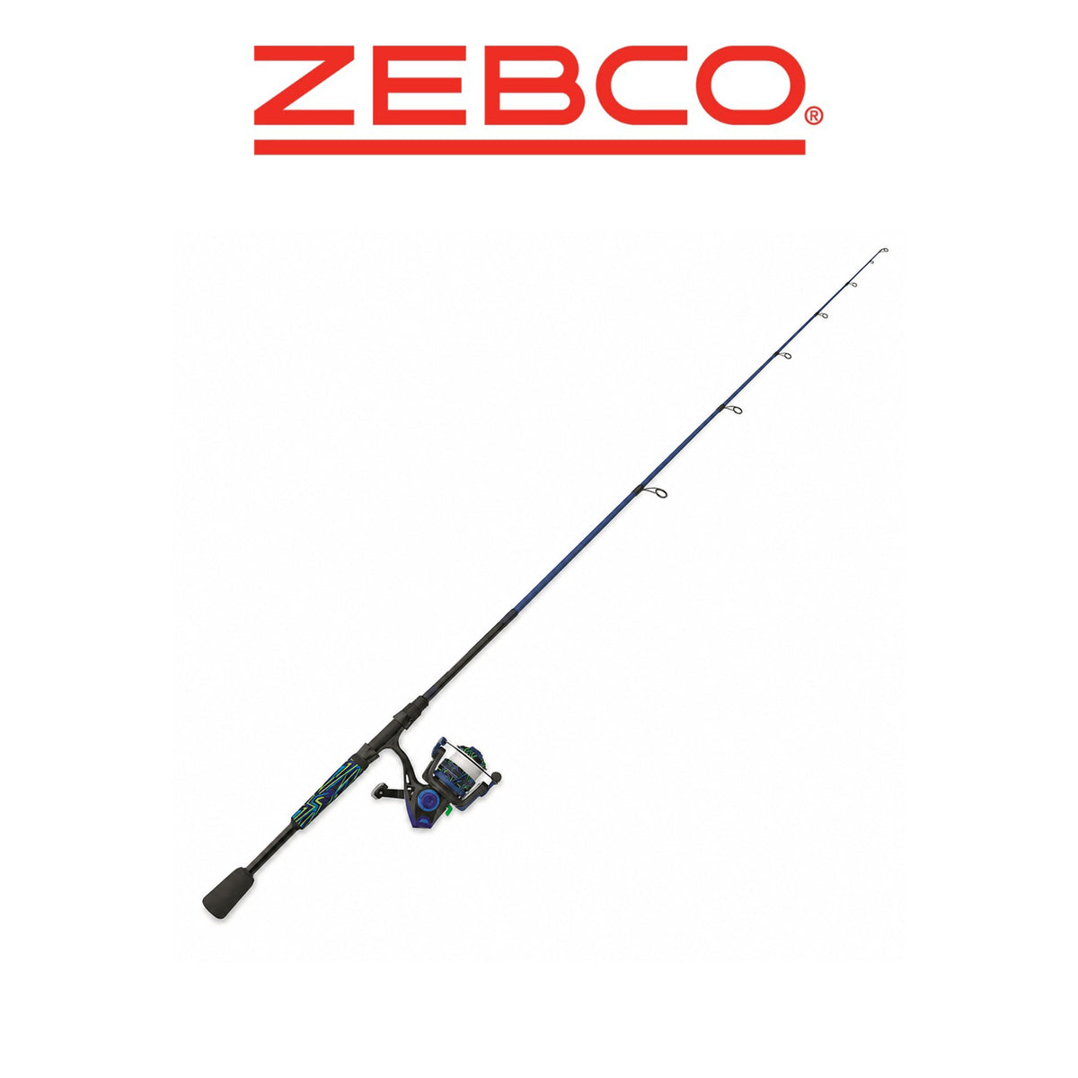 Zebco Roam 20 6'0" Medium-Light Spinning Combo – Energy Green/Blue