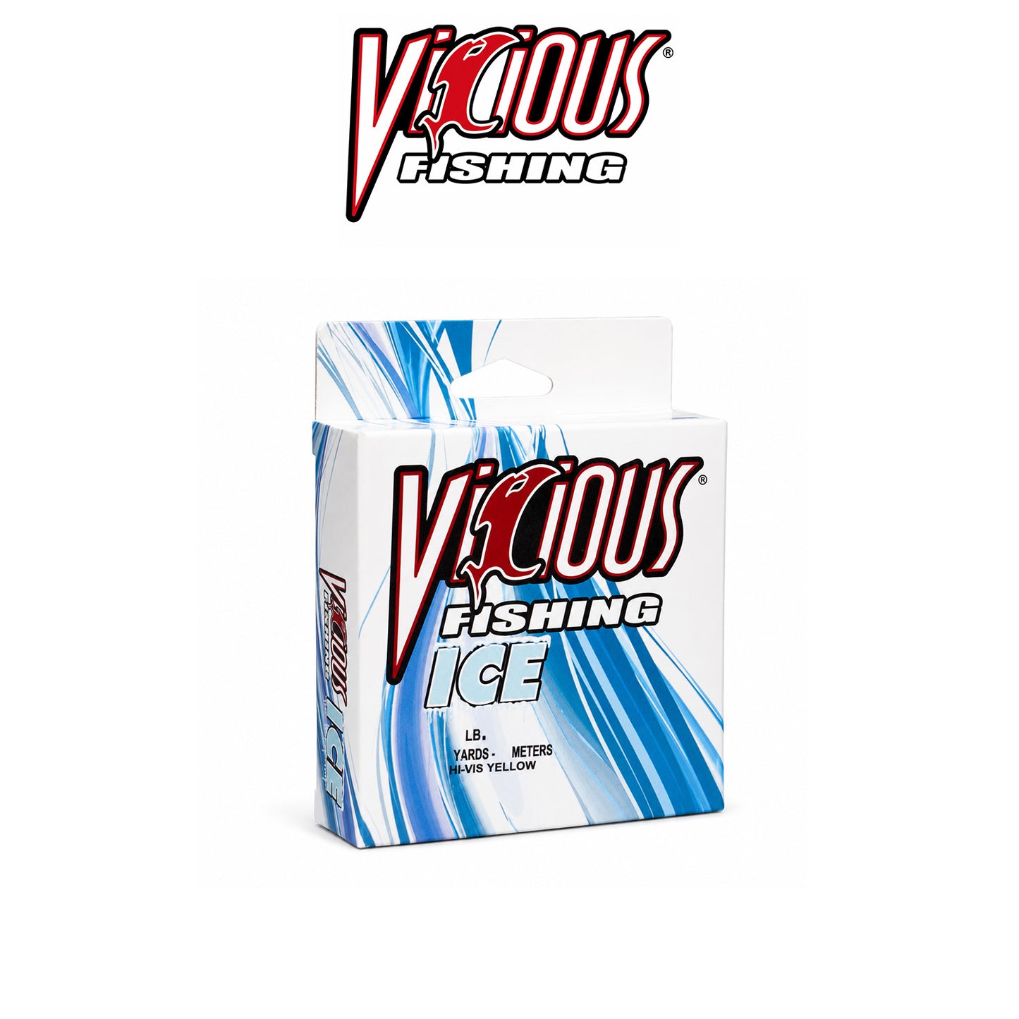 Vicious Panfish Ice Fishing Line 2,3,4 lb Clear & Hi-Vis Yellow