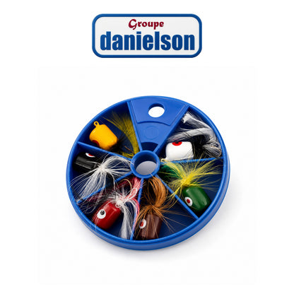 Danielson DN Popper Dial Box Assortment 6-Piece Fishing Float Set