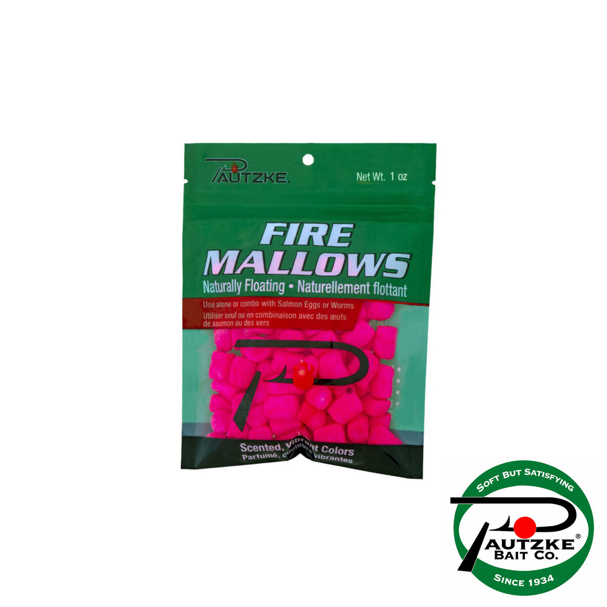 Pautzke Fire Mallows Floating Trout Bait 1 oz.