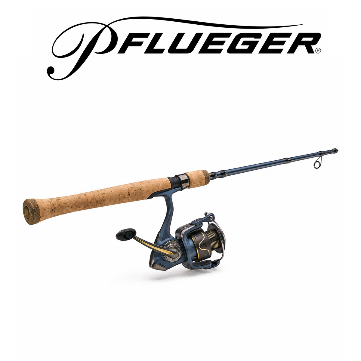 Pflueger President Spinning Combo Reel Size 30 Right/Left Hand Retrieve