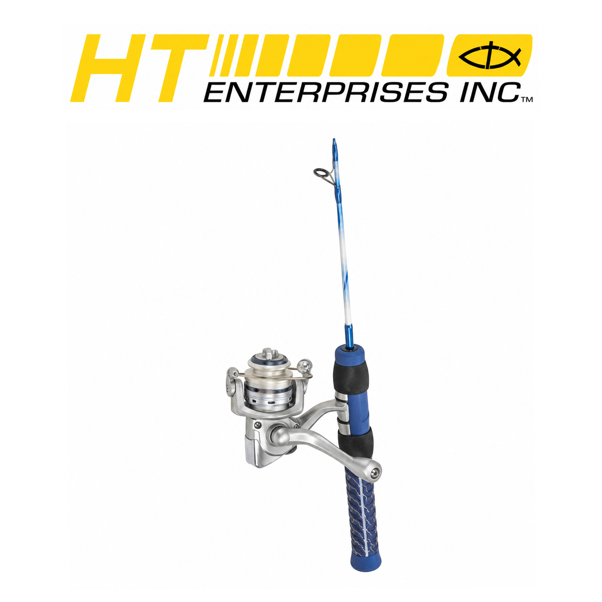 Ice Blue Jiggin Stik 30" Medium Action Ice Fishing Jigging Rod