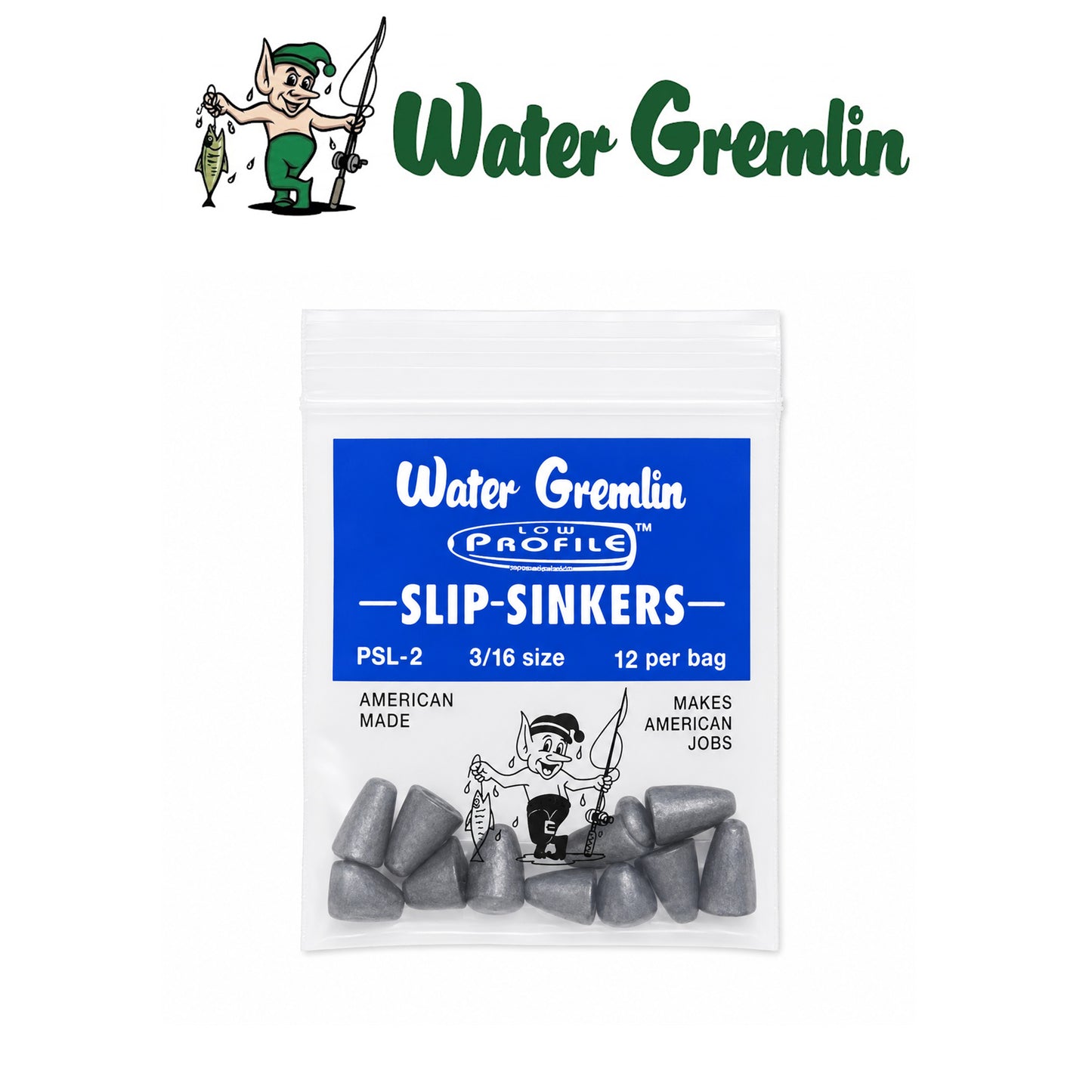 Water Gremlin Worm Weight PSL Fishing Sinker