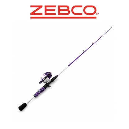 Zebco Roam Prism Purple 6'0" Medium Spincast Rod & Reel Combo