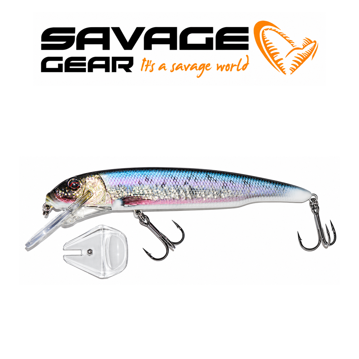Savage Gear Sucker Flanker 11" Hard Swimbait Fishing Lure – 3 3/4 oz, 3–9 ft Diving Depth