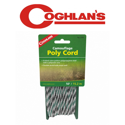 Coghlan’s Camouflage Poly Cord 9050 – Premium Multipurpose Outdoor Utility Cord