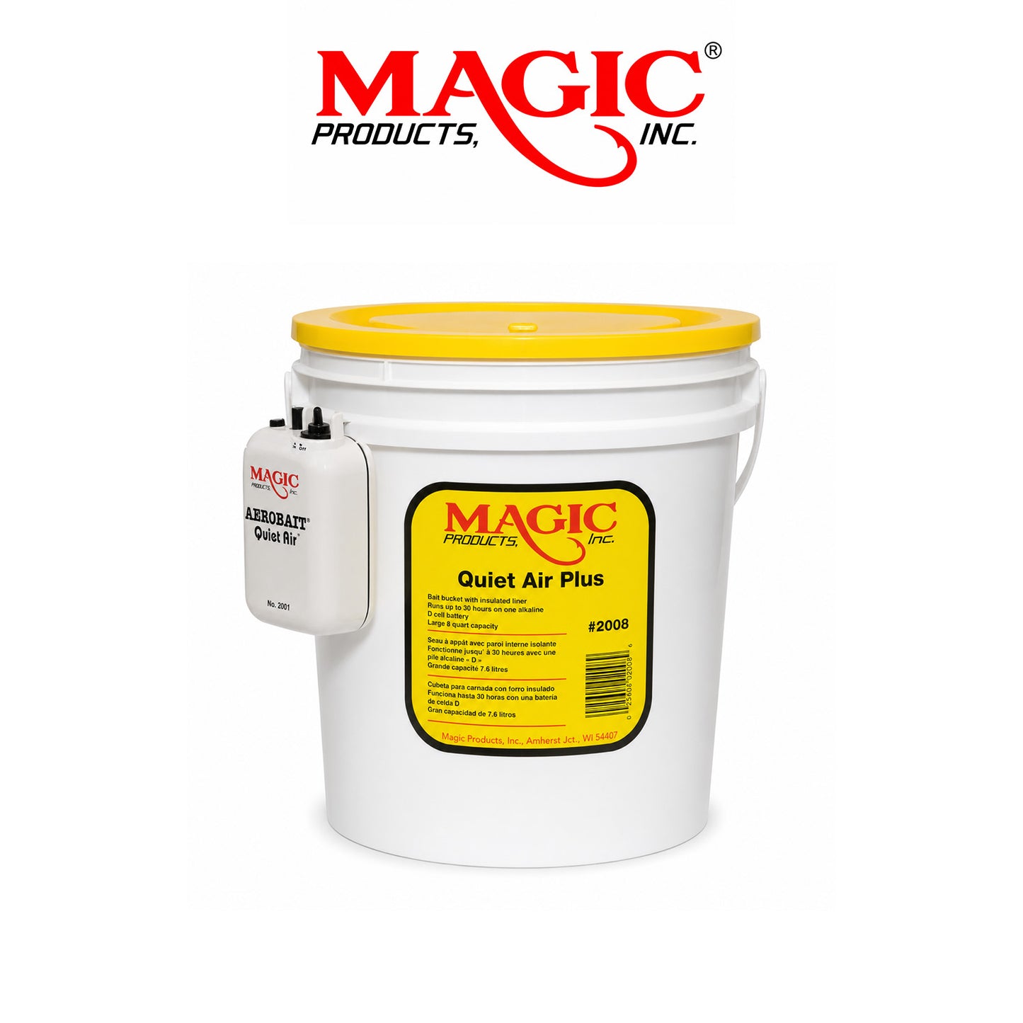 MAGIC PRODUCTS Quiet Air Plus Bucket 8 Qt / 10 Qt