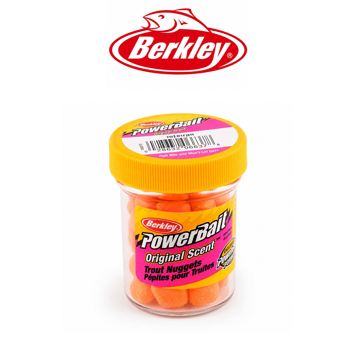 Berkley PowerBait Power Nuggets Fluorescent Orange Trout Bait