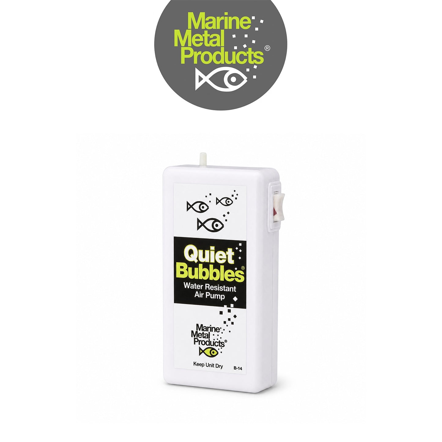 Marine Metal Quiet Bubbles Noise-Reducing Live Bait Aerator