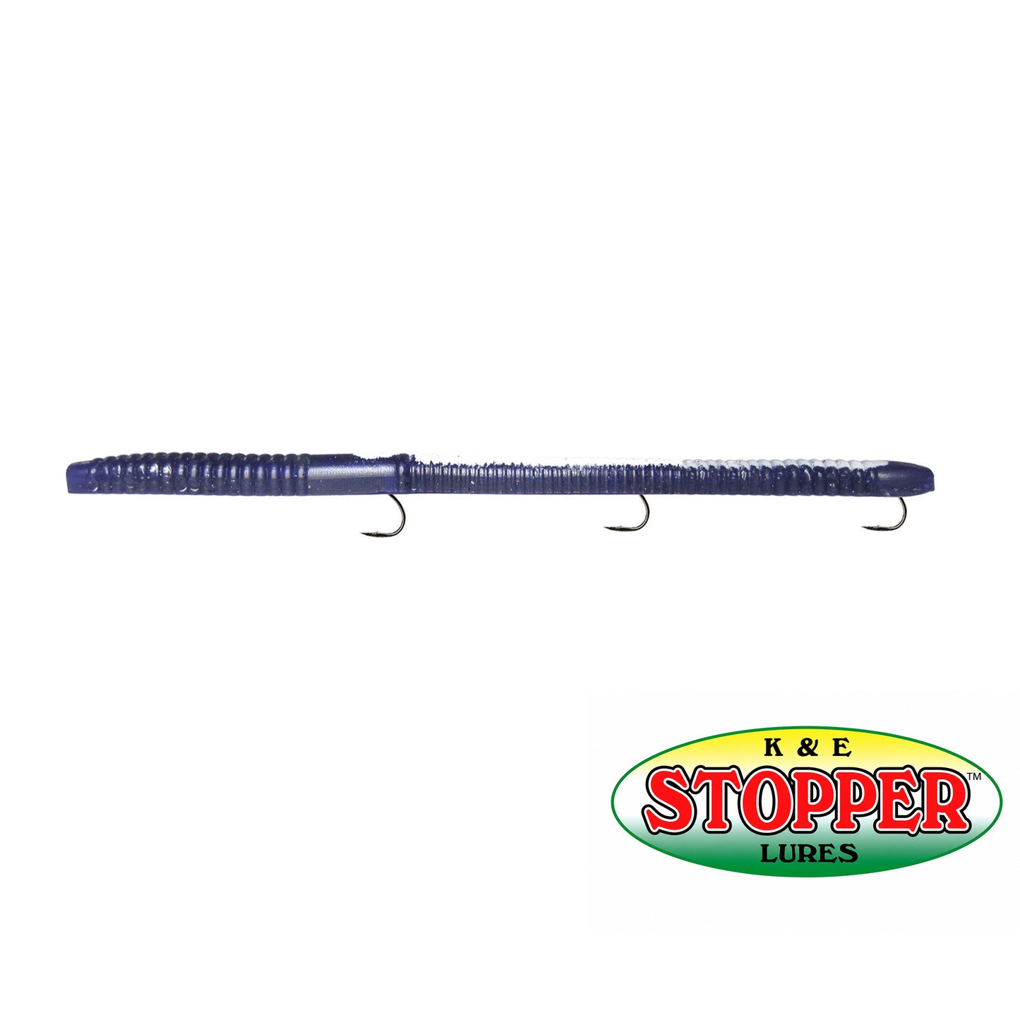 K&E Mag Stopper Regular Hook for Magnum 6" Worms 6/pack