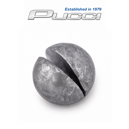 PUCCI SS-5 Premium Round Split Shot Sinkers 20-Piece Pack – 12 Pack