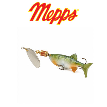 Mepps Comet Mino Fishing Lure Silver / Silver Perch
