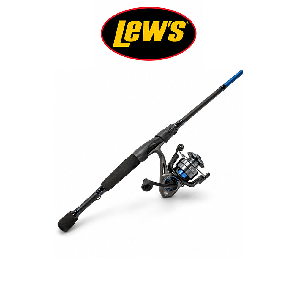 Lew’s American Hero Medium/Fast Spinning Combo 2-Piece Graphite Rod, 6’ - 7’, Reel Sizes 20/30/40, Ambidextrous