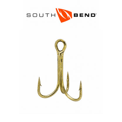 South Bend Bronze Treble Hooks 4/Pack
