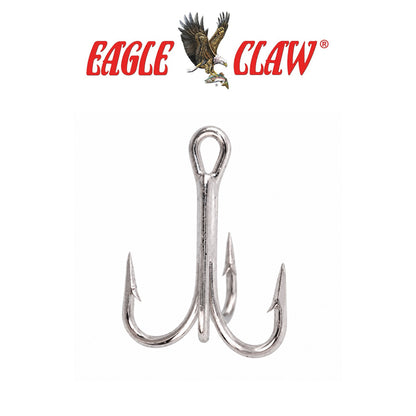 Eagle Claw Lazer Sharp 4X Treble Hook – Regular Shank Straight Point
