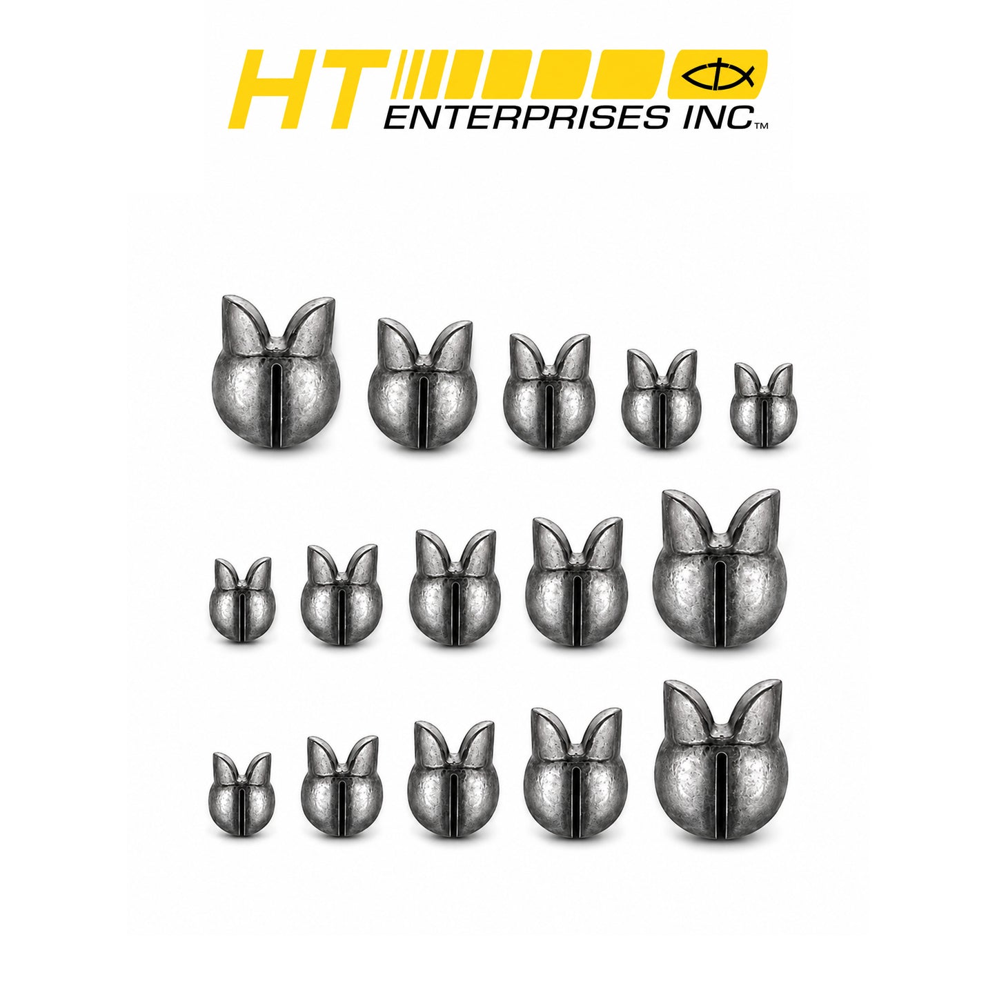 HT Micro Split Shot Sinker Fry Pan 200 Piece Assorted