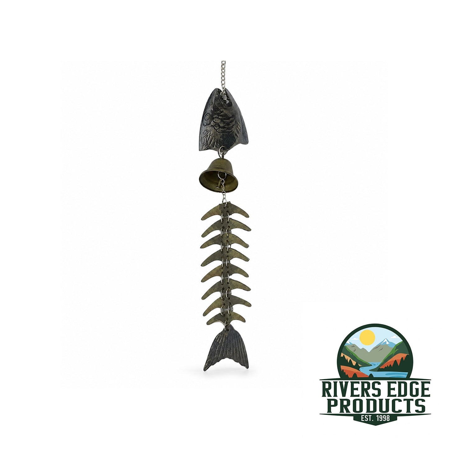 Rivers Edge Fish-Themed Wind Chime