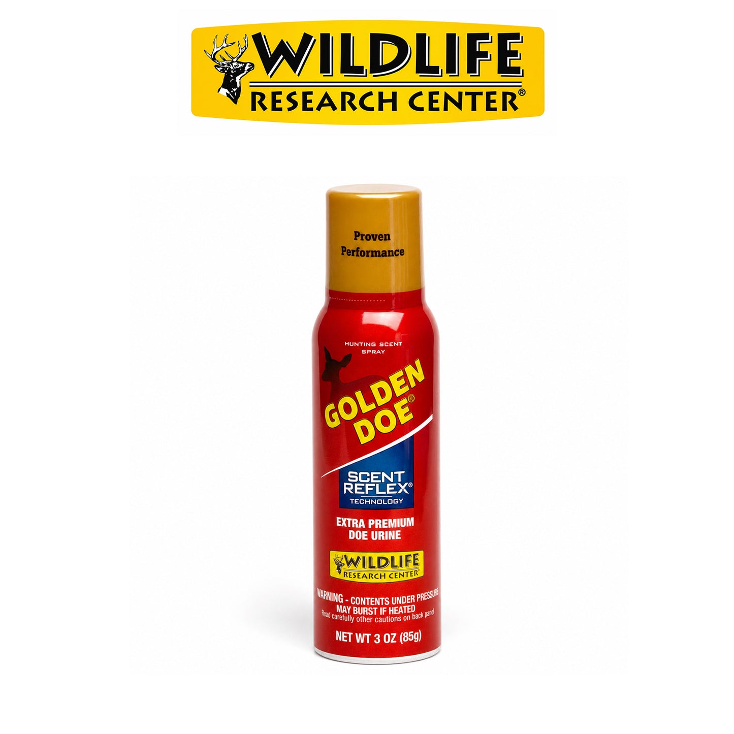 Wildlife Research Golden Doe Scent Spray 3 oz Long-Lasting Buck Attraction Hunting Scent
