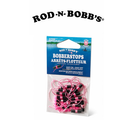 Rod-N-Bobb Pink Bobber Stops