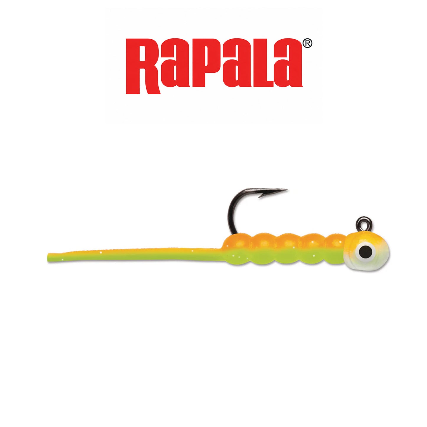 Rapala Wax Tail Jig 1/50 oz Pack Chartreuse Glow