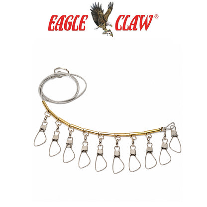 Eagle Claw 70" Heavy Duty Cable Fish Stringer Peg Board Display
