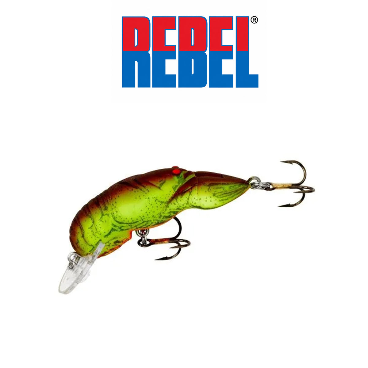 Rebel Wee Crawfish Lure 2" 1/5 OZ.