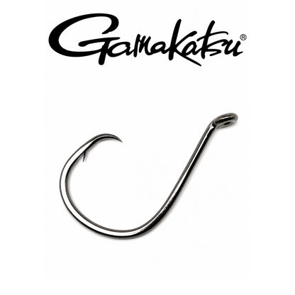 Gamakatsu Big Cat Circle NSB Nickel Silver Black Fishing Hook