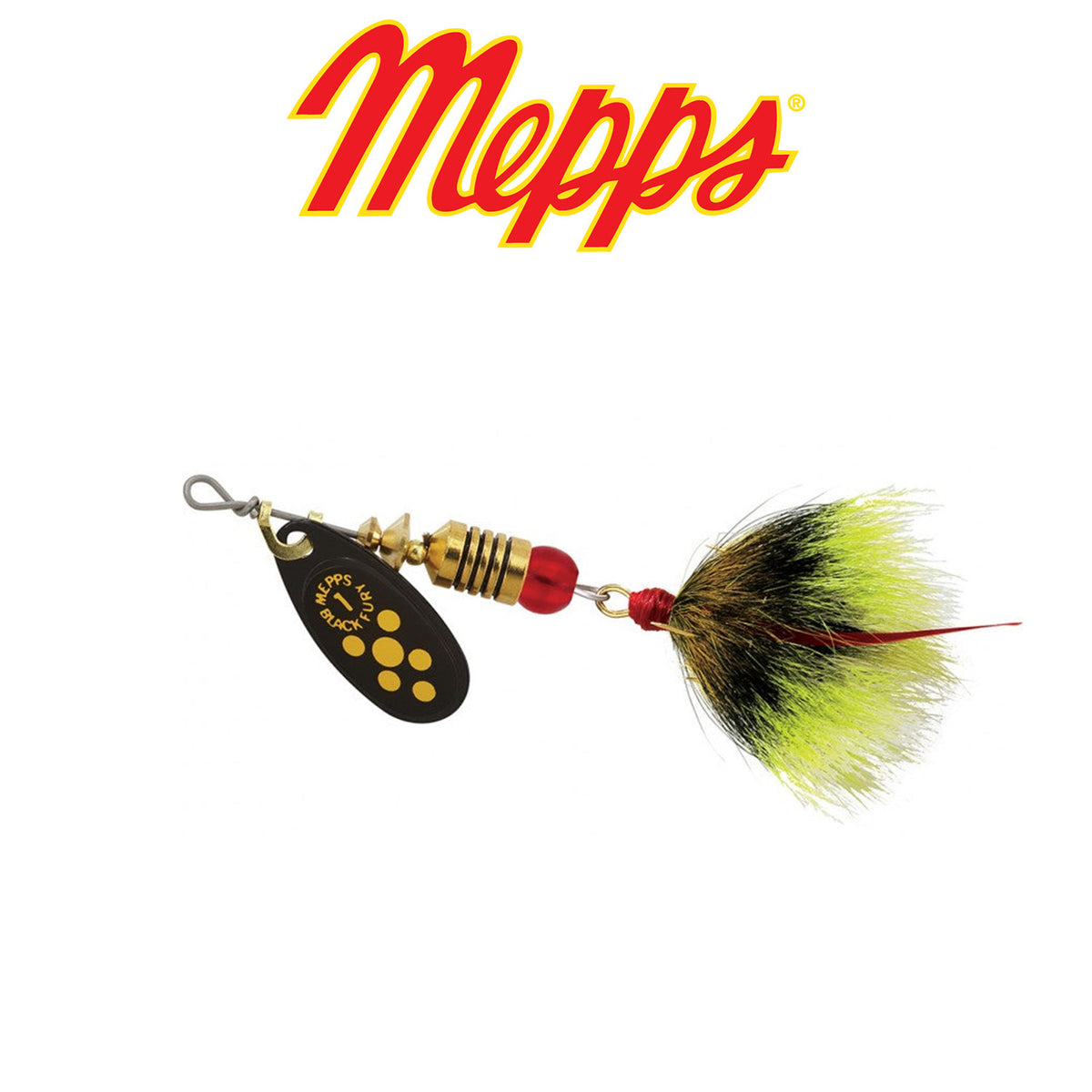 Mepps Black Fury Treble Spinner Lure