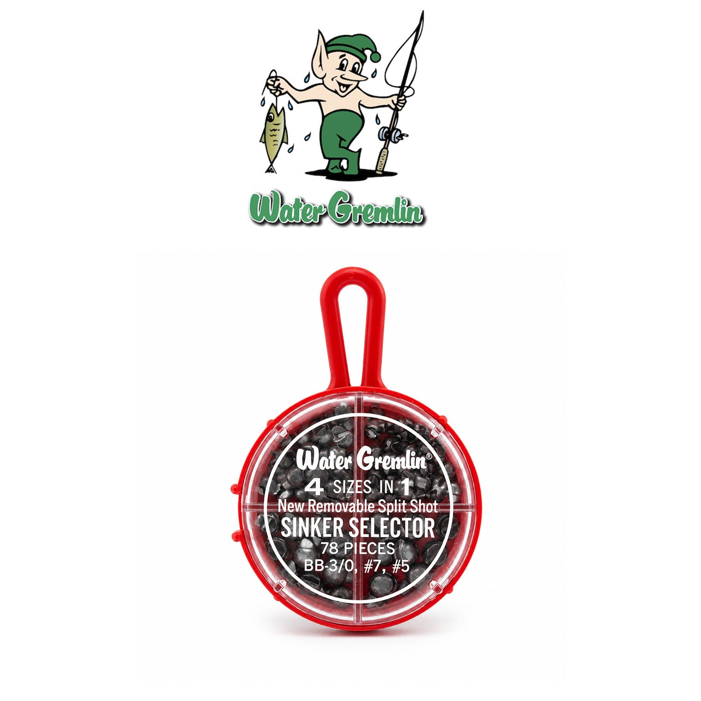 Water Gremlin Split Shot Sinker Selector – 4 Sizes