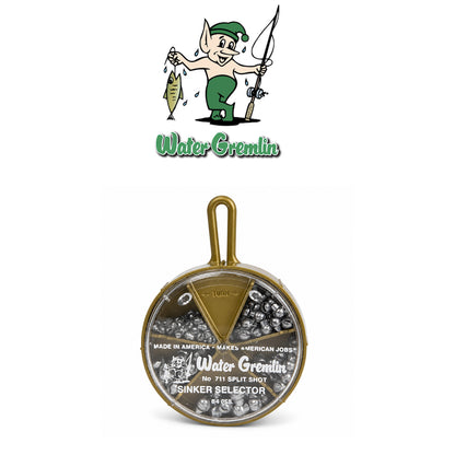 Water Gremlin 711 Removable Split Shot Selector Dial Fishing Sinkers